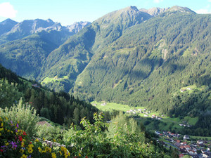 Blick vom Balkon