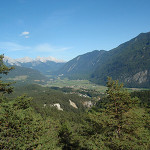 Blick ins Gurgltal von Imst