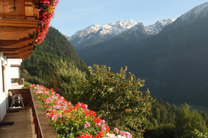 Blick vom Balkon