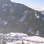 Winterbild Jerzens vom Balkon
