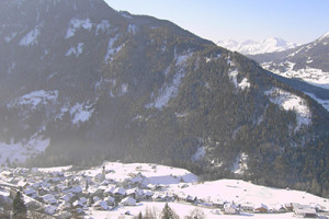 Winterbild Jerzens vom Balkon